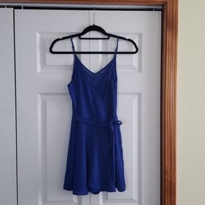 Faux-Wrap Mini Romper